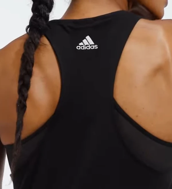 Camiseta esqueleto para mujer Adidas Essentials Loose Logo