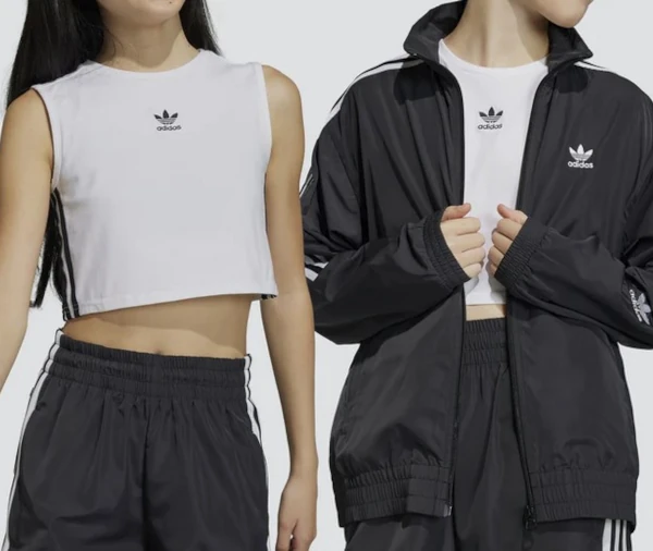 Kids' Adidas Adicolor Crop Tank Top