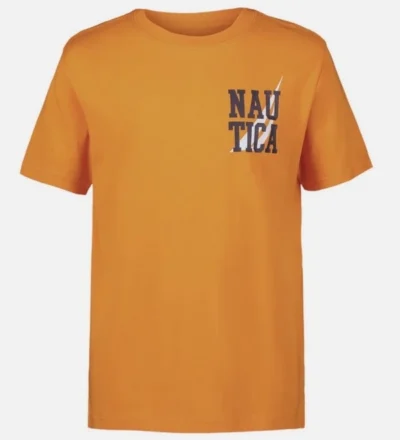 Nautica Little Boys' Logo Graphic T-Shirt