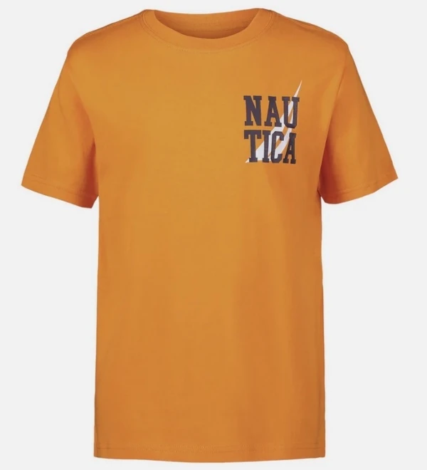 Nautica Little Boys' Logo Graphic T-Shirt
