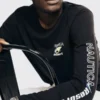 Camiseta manga larga negra Náutica