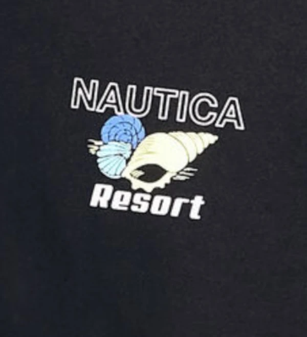 Camiseta manga larga negra Náutica