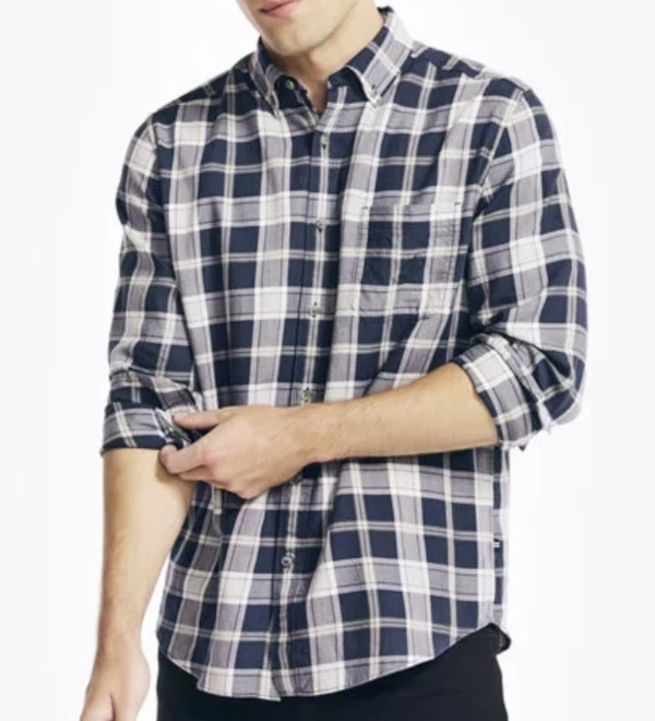 camisa a cuadros nautica