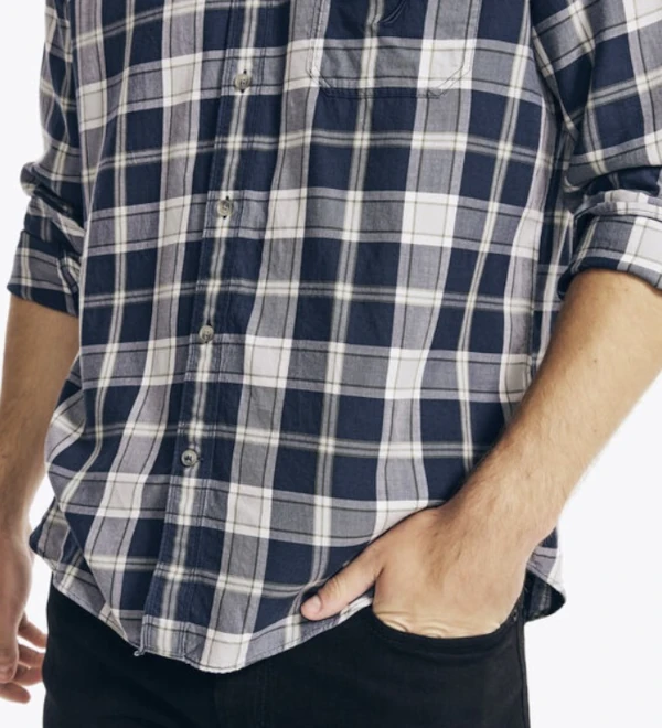 Camisa a cuadros Náutica. Elaborada con en forma sostenible