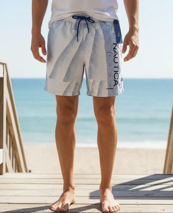Pantalonetas de baño hombre Náutica "ombre wave swim"