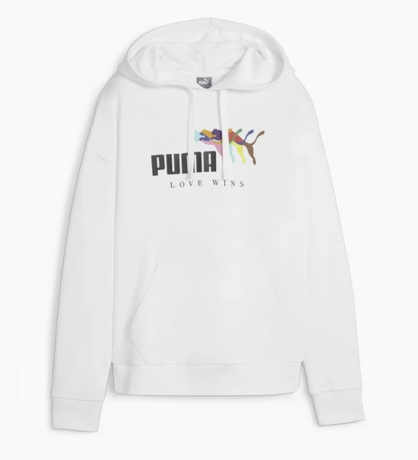 Buzo con capucha PUMA ESS+ LOVE WINS para mujer