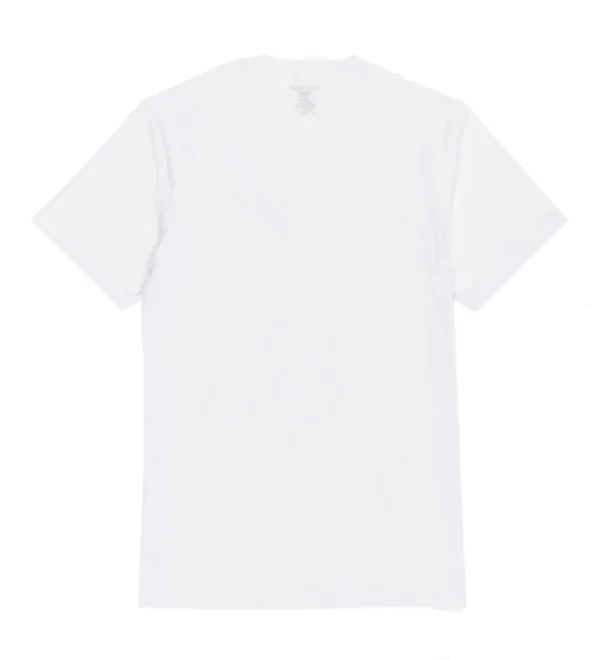 Camiseta cuello V blanca Náutica. Algodón 100%. Paquete por 3.