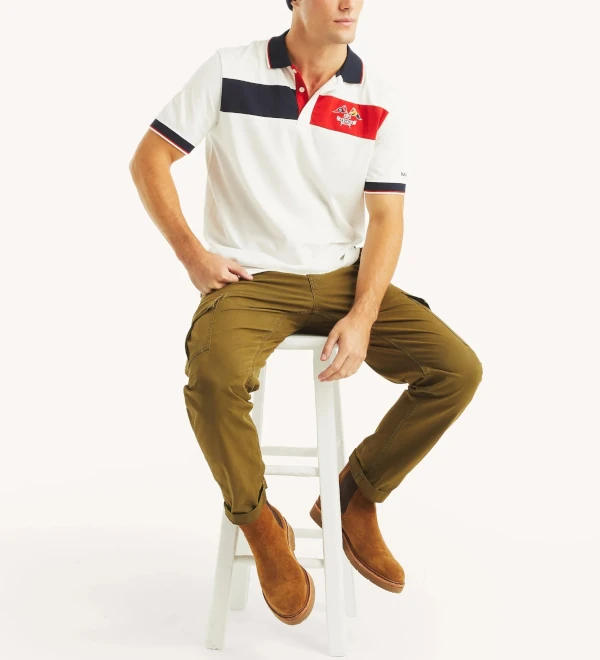 Polo para hombre Náutica con corte clásico