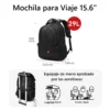 CROSSGEAR Mochila Viaje para Laptop 15,6" Backpack