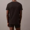 Camiseta Negra Calvin Klein Hombre. Paquete de 3.