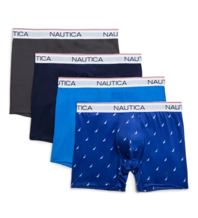 Boxer Nautica Microfibra. Paquete de 4