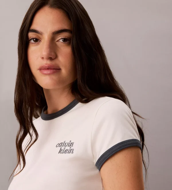 Camiseta Calvin Klein Mujer 1989 Logo