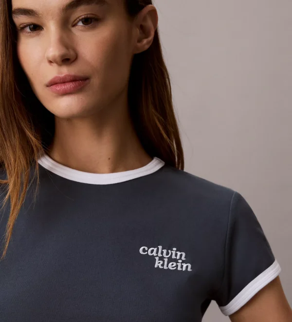 Camiseta Calvin Klein Mujer 1989 Logo