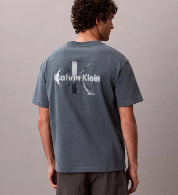 Camiseta Calvin Klein Hombre - Liquid Monologo Graphic