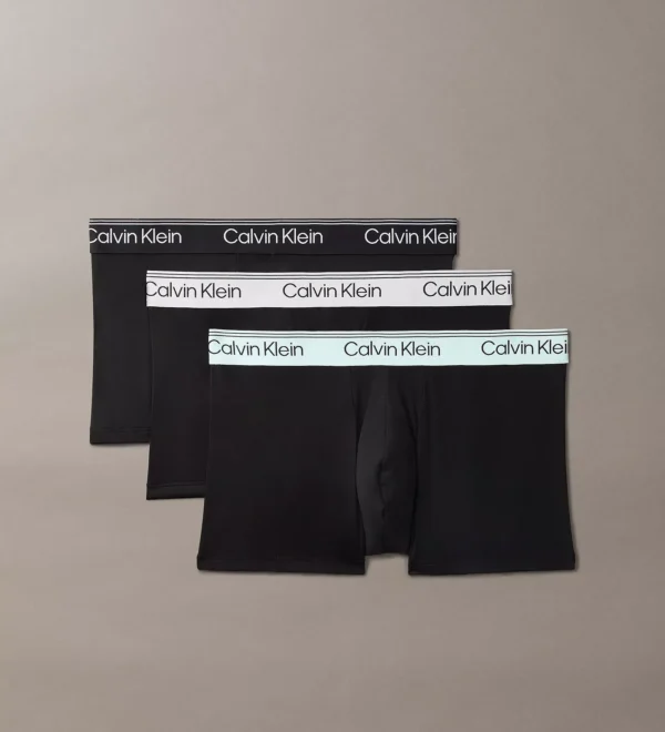 Boxer Calvin Klein Microfibra tipo Trunk– Paquete de 3