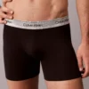Boxers Calvin Klein Algodón Stretch Metallic - Paquete de 3