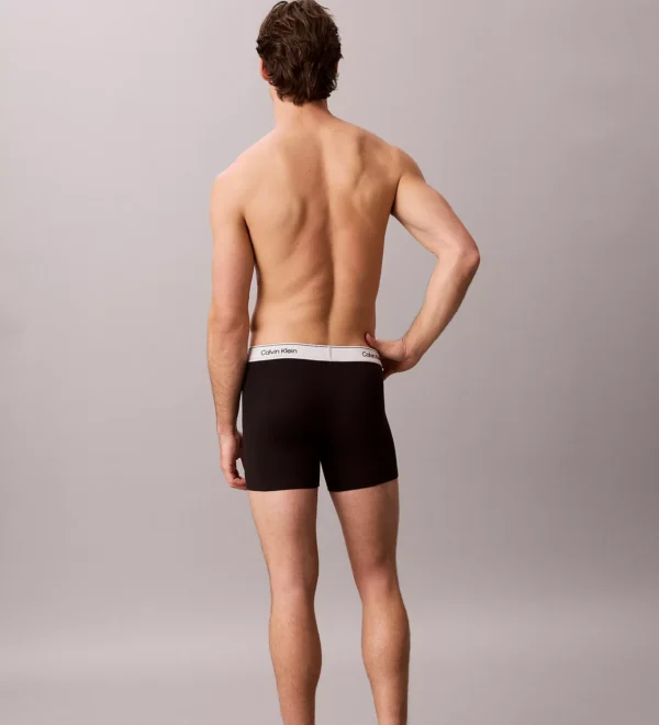Boxers Calvin Klein Algodón Stretch Metallic - Paquete de 3