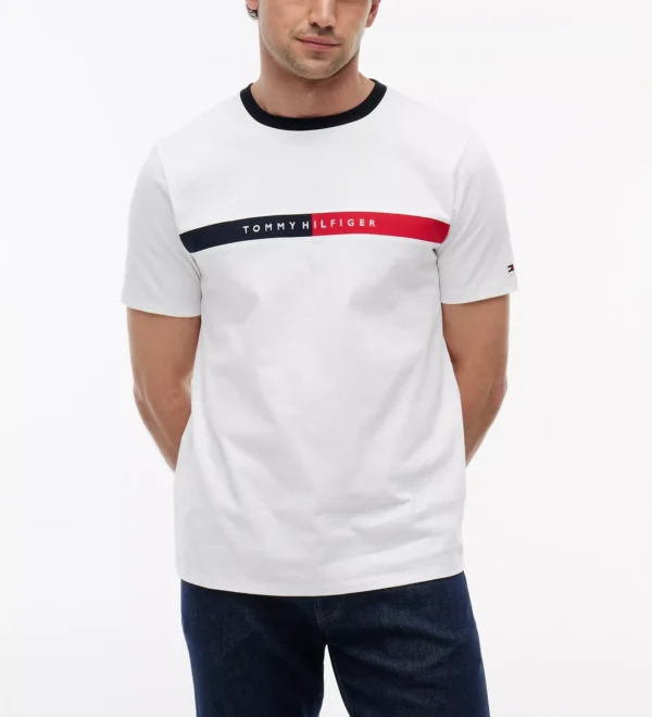Camiseta Tommy Hilfiger Original Colorblock Flag