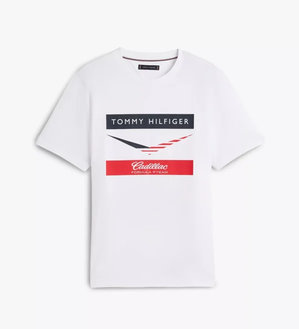 Camiseta Tommy x Cadillac F1® Team Chevron Unisex